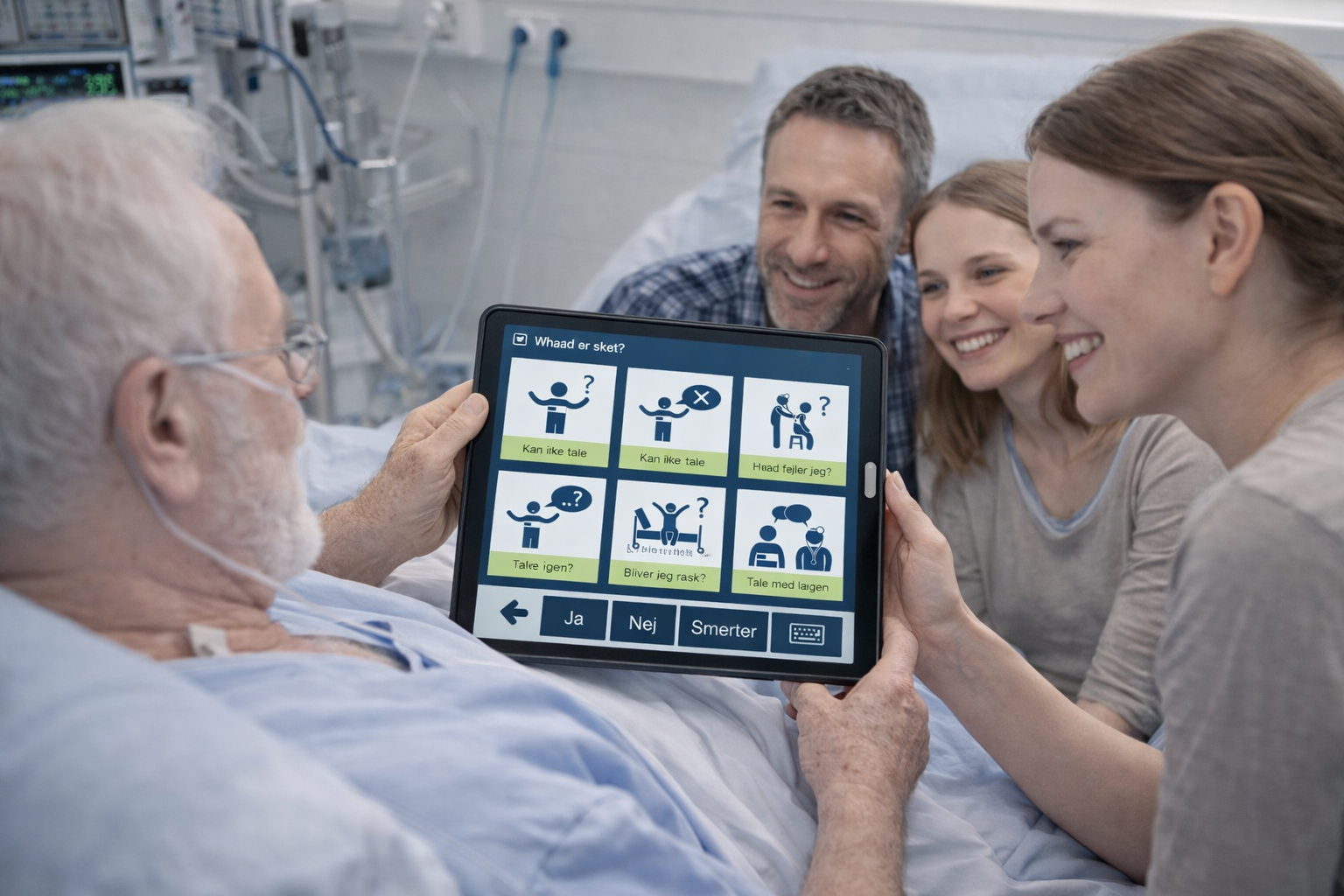 Talk2Care for dialogue with relatives