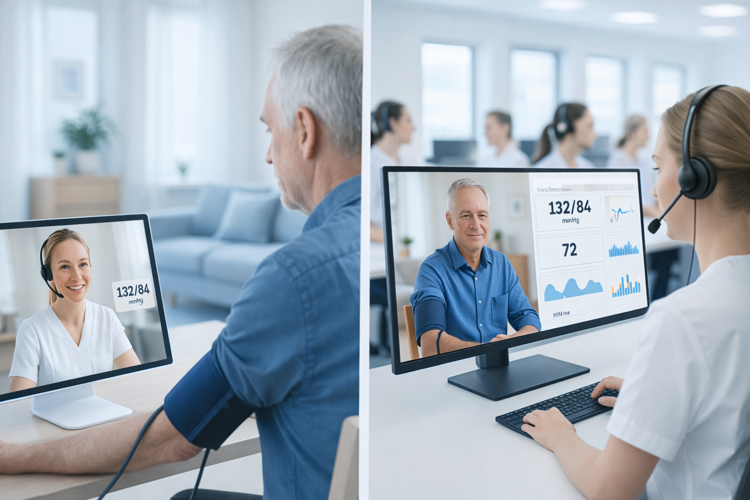 FlexCare monitoring in real care setting