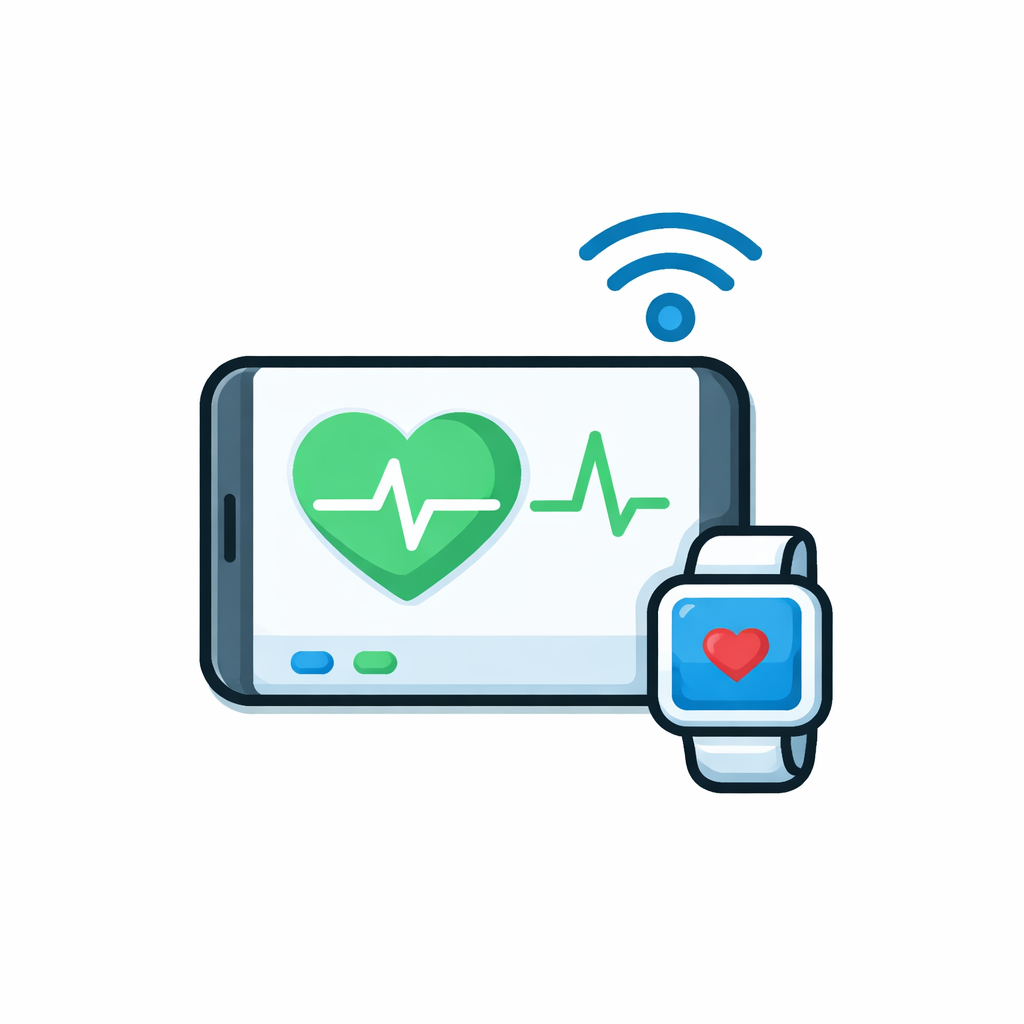 Remote patient monitoring icon