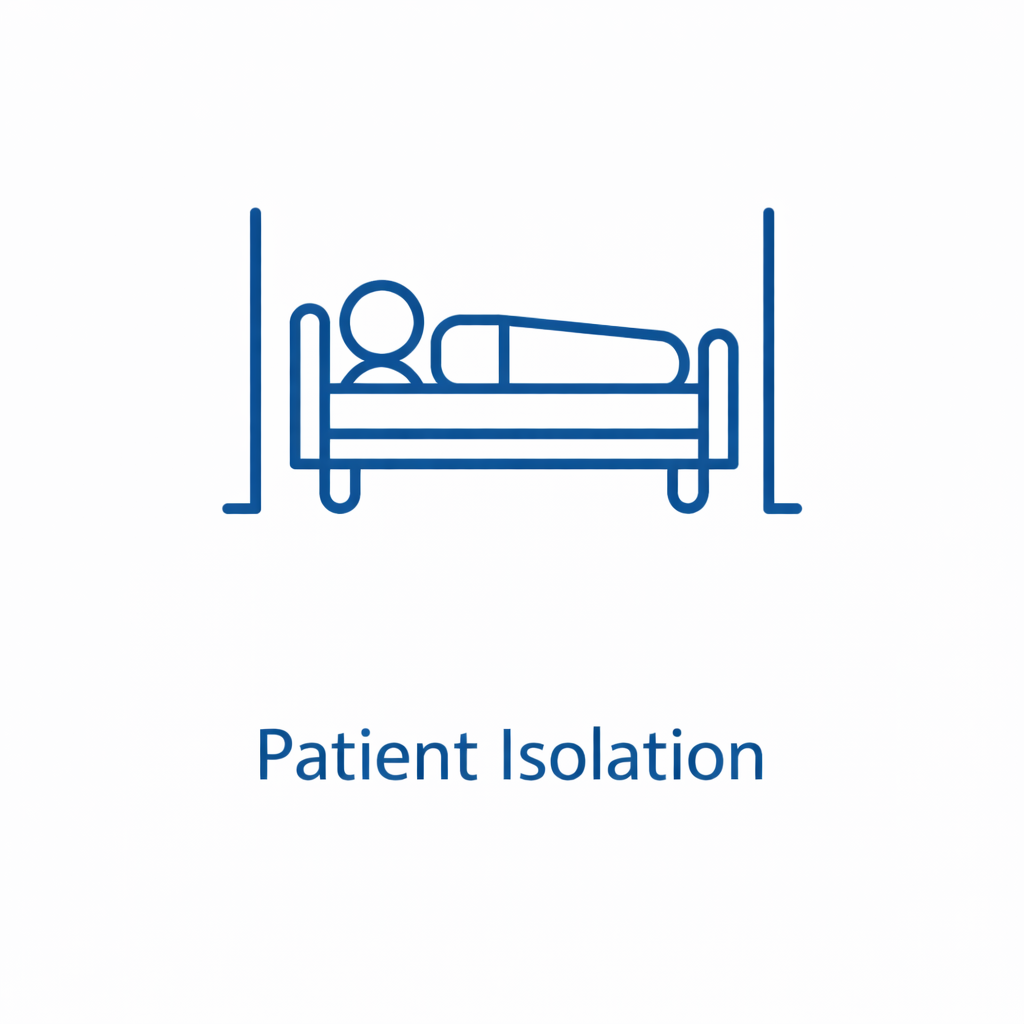 Patient isolation icon