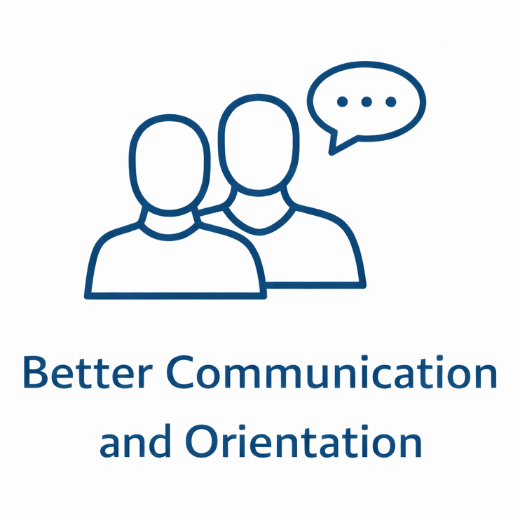 Better communication and orientation
