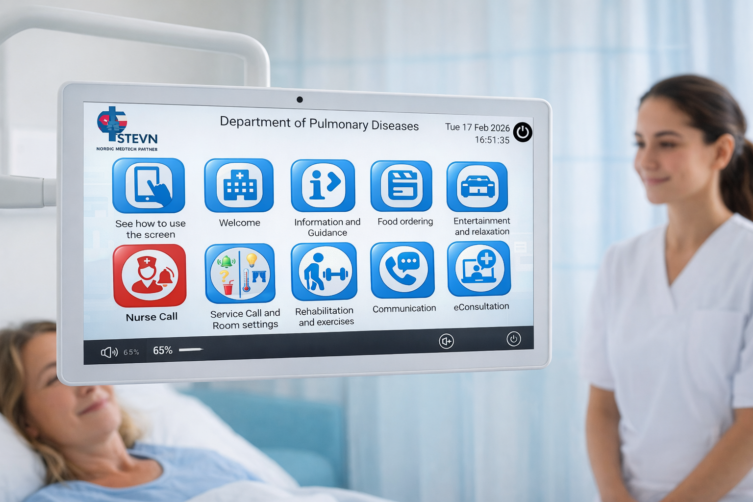 FlexCare bedside tablet