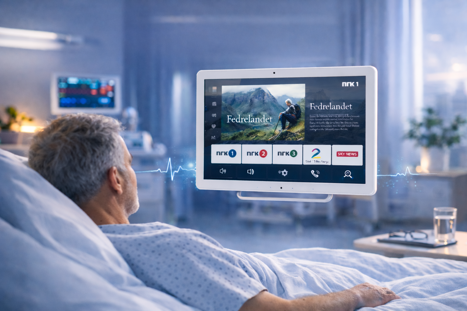 Hospital patient room