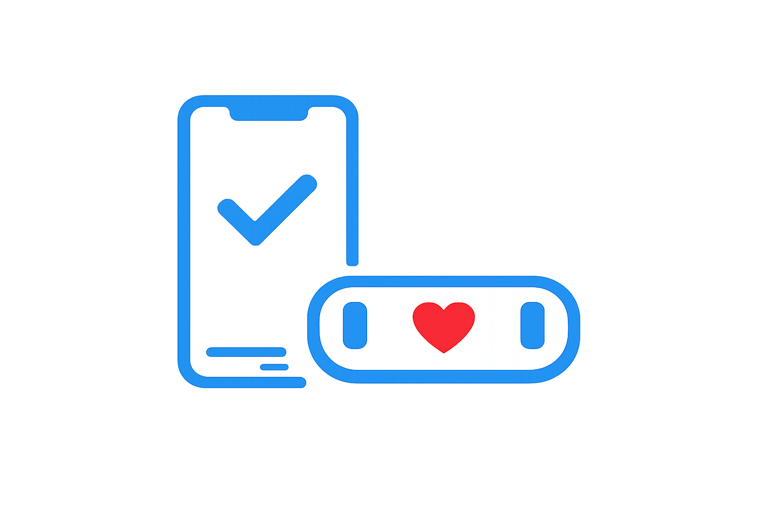Icon representing standalone self-testing